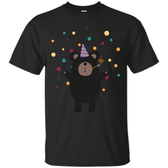 BEAR - Party Black Bear T Shirt & Hoodie