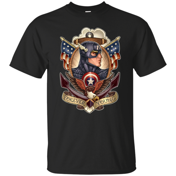 Marvel - forever young captain america T Shirt & Hoodie