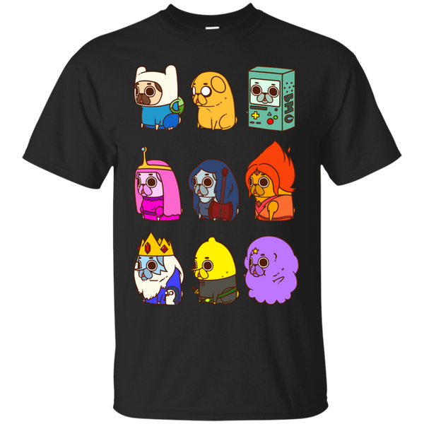 ADVENTURE TIME - Pugventure Time Puglie T Shirt & Hoodie