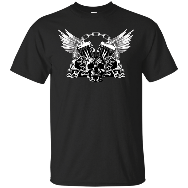 Biker - TRIBAL SKULLS BIKER DESIGN 7 T Shirt & Hoodie