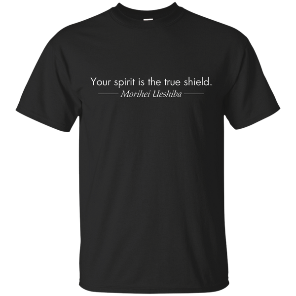 AIKIDO - Your spirit is the true shield White T Shirt & Hoodie
