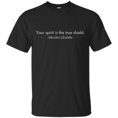 AIKIDO - Your spirit is the true shield White T Shirt & Hoodie