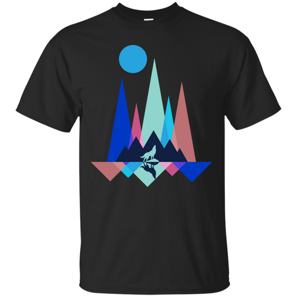 Camping - Mountain Polygon Wolf mountain T Shirt & Hoodie