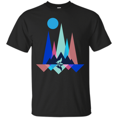 Camping - Mountain Polygon Wolf mountain T Shirt & Hoodie