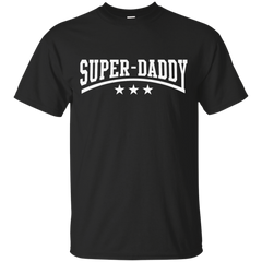 Father - SuperDaddy White daddy T Shirt & Hoodie