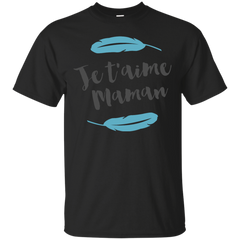 Mom - I love you Mom French script T Shirt & Hoodie
