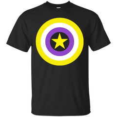 Marvel - NonBinary Pride  Captain America nonbinary T Shirt & Hoodie