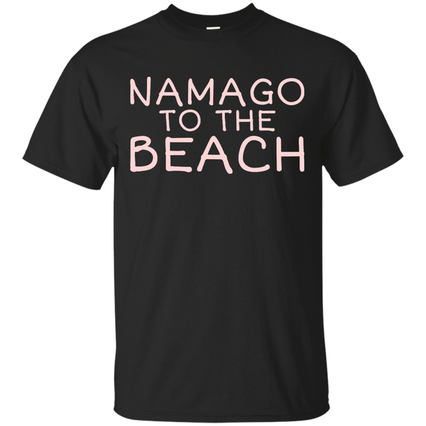 Yoga - NAMAGO TO THE BEACH - PINK TEXT T shirt & Hoodie