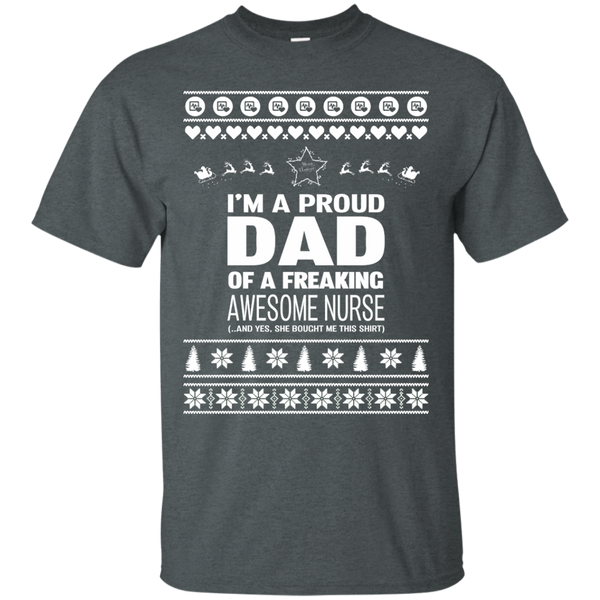 Nurse - Merry Christmas Dad dad T Shirt & Hoodie