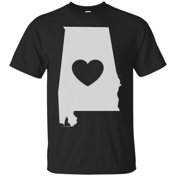 ALABAMA - Alabama Love Heart T Shirt & Hoodie