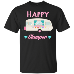 Mom - Happy Glamper  Pink Glam Camper Trailer RV Camping happy camper T Shirt & Hoodie
