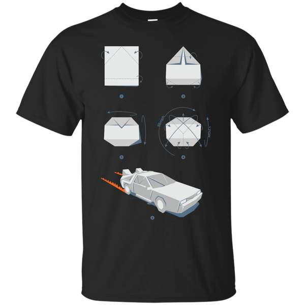 1 DOT 21 GIGAWATTS - Origami Delorean T Shirt & Hoodie