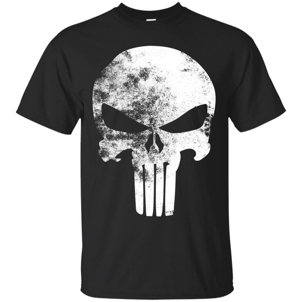 MARVEL COMICS - The Punisher Minimalist Grunge T Shirt & Hoodie