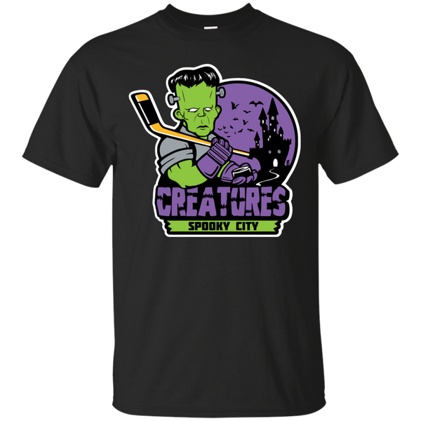 Hockey - Spoky City Creatures  sport team horror T Shirt & Hoodie