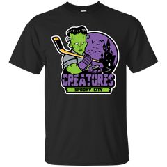 Hockey - Spoky City Creatures  sport team horror T Shirt & Hoodie