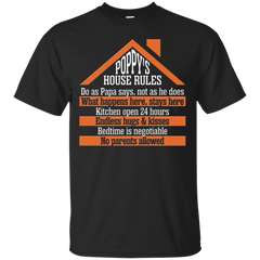 Father - Poppys house rules dads T Shirt & Hoodie