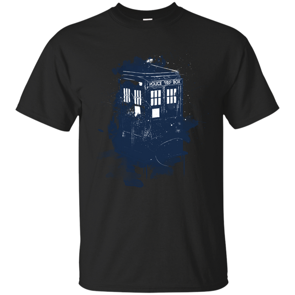 10TH DOCTOR - Splatter Tardis T Shirt & Hoodie