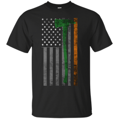 Firefighter -  flag T Shirt & Hoodie