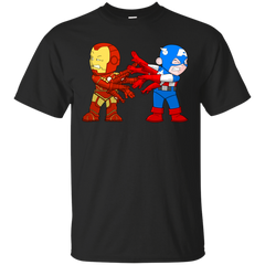 Marvel - Tiny Tony vs Kid Cap captain america T Shirt & Hoodie