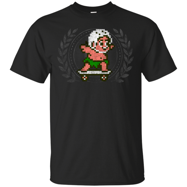 ADVENTURE ISLAND - Master Higgins  Sprite Badge T Shirt & Hoodie