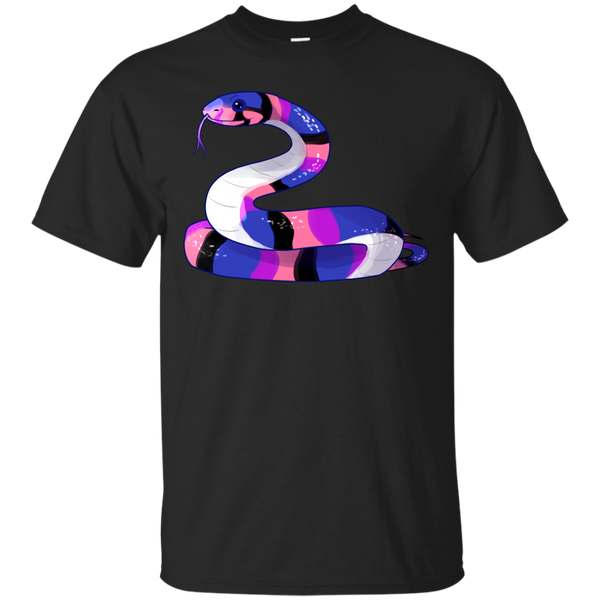 LGBT - Genderfluid Snake reptile T Shirt & Hoodie