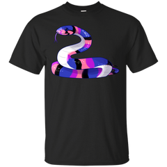 LGBT - Genderfluid Snake reptile T Shirt & Hoodie