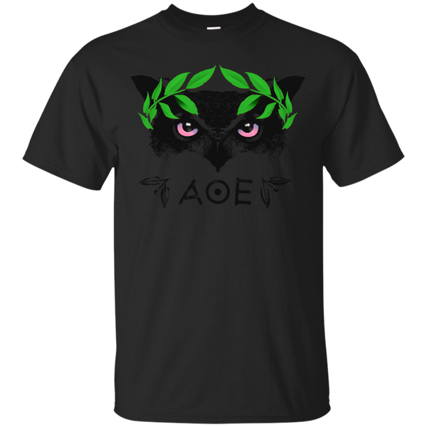 ANCIENT GREECE - Athenas Owl II  Green Laurel Variant T Shirt & Hoodie