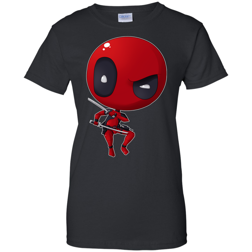Marvel - Chibi Deadpool nerd T Shirt & Hoodie