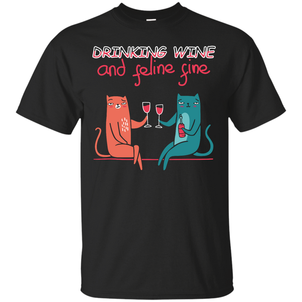 Electrician - DRINKING WINE FELINE FINE T Shirt & Hoodie