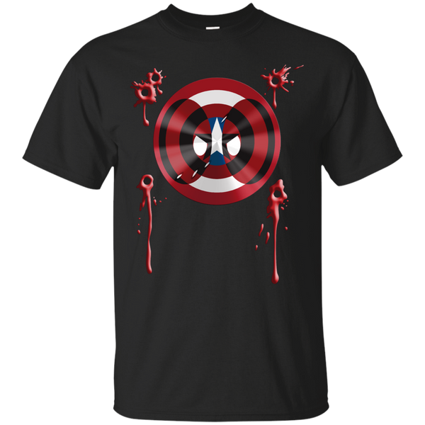 Marvel - Captain Pool Dead America logo mashup T Shirt & Hoodie