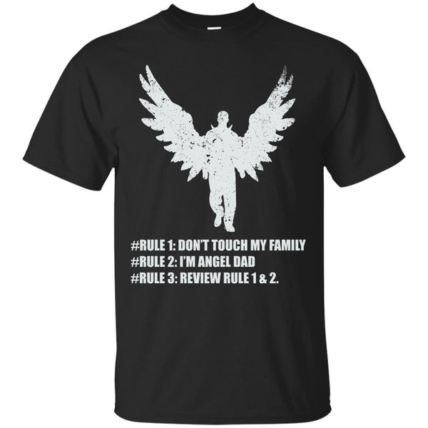 DAD - Angel Dad T Shirt & Hoodie