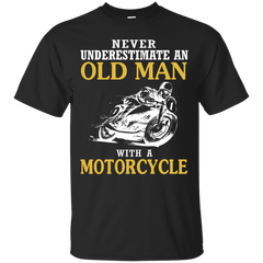 Biker - OLD MAN WITH A MOTORCYCLE T Shirt & Hoodie