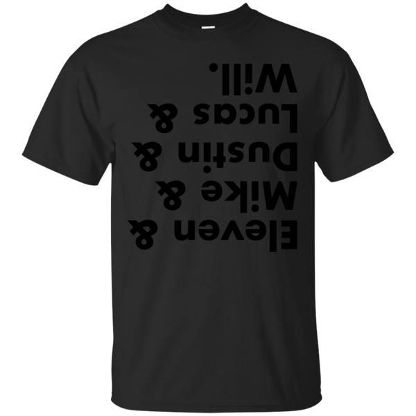 Stranger Things - Upside Down Black Text stranger things T Shirt & Hoodie