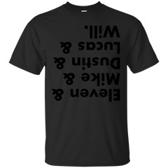 Stranger Things - Upside Down Black Text stranger things T Shirt & Hoodie