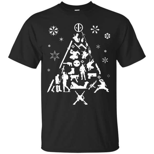 Marvel - Xmas Tree Deadpool deadpool T Shirt & Hoodie