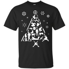 Marvel - Xmas Tree Deadpool deadpool T Shirt & Hoodie