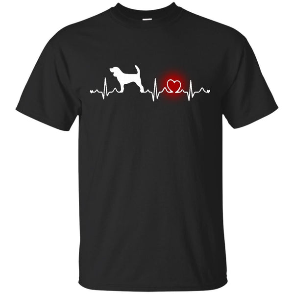 BEAGLE - Beagle Heart Beat T Shirt & Hoodie