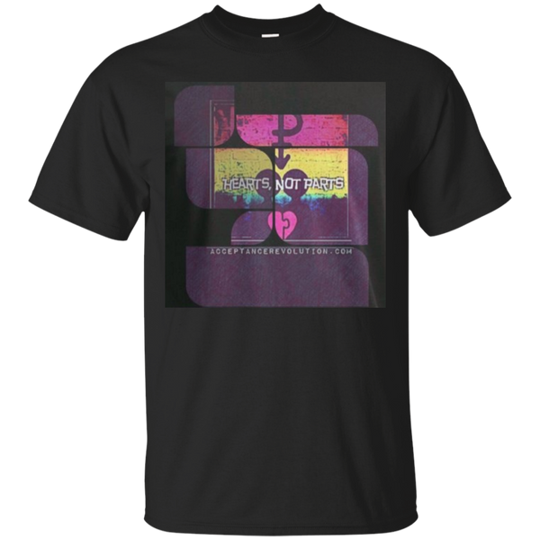 LGBT - Hearts Not Parts acceptance revolution T Shirt & Hoodie