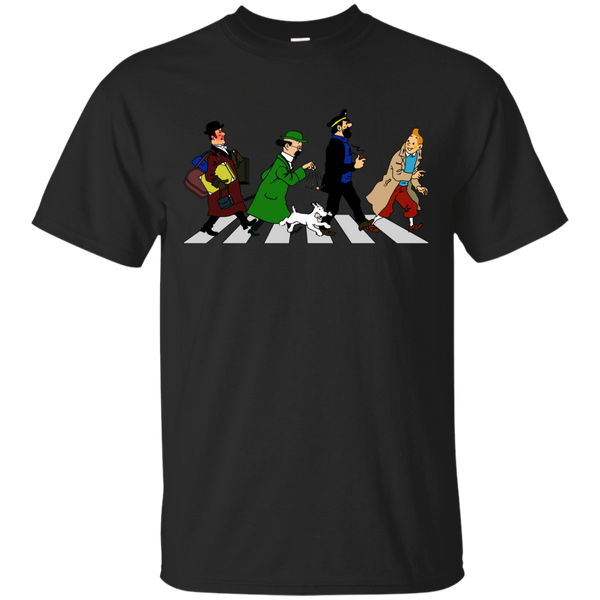 ADVENTURES OF TINTIN - Tintin Abbey Road T Shirt & Hoodie