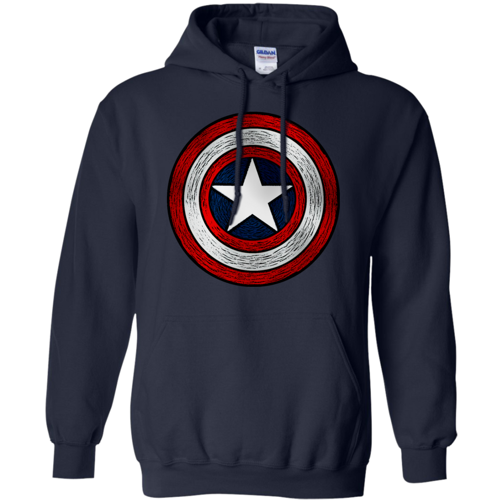 Marvel - Rough Captain America Shield comic book T Shirt & Hoodie