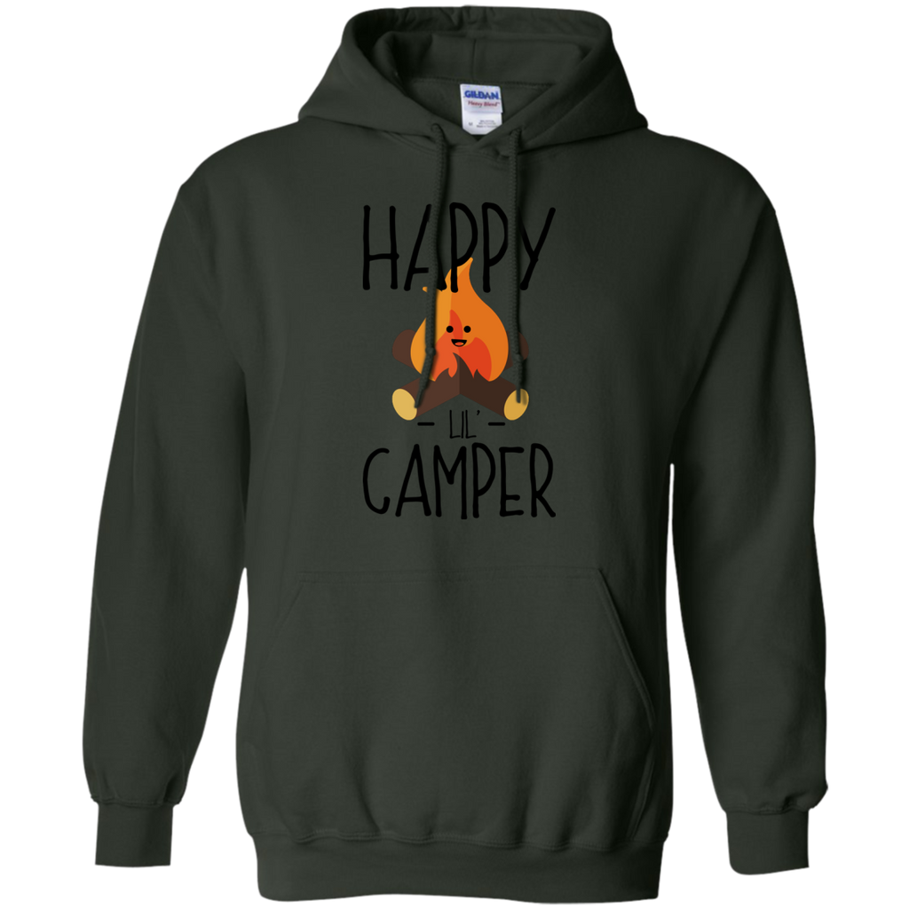 Camping - Happy Lil Little Camper  Camping Campfire Cartoon happy camper camping T Shirt & Hoodie