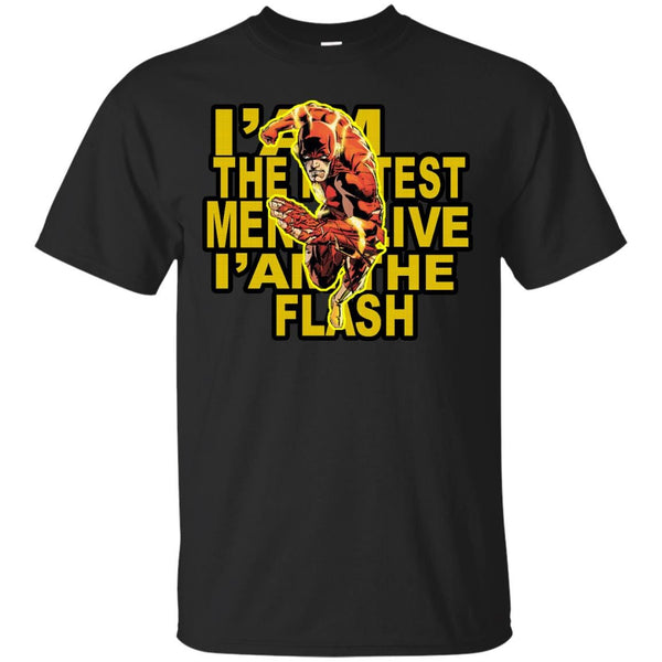 AQUAMAN IS AN IDIOT - The Flash I am the fastest men alive Tshirt Desing T Shirt & Hoodie