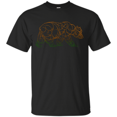 Hunting - Circle Bear T Shirt & Hoodie