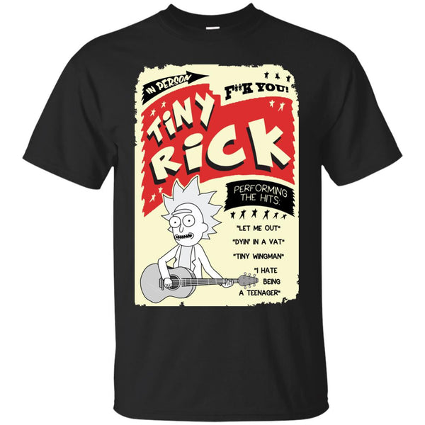 MEESEEKS AND DESTROY - Tiny Rick Concert Poster T Shirt & Hoodie