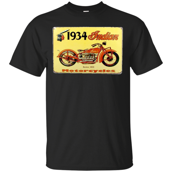 Biker - 1934 INDIAN MOTORCYCLE T Shirt & Hoodie