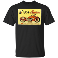 Biker - 1934 INDIAN MOTORCYCLE T Shirt & Hoodie