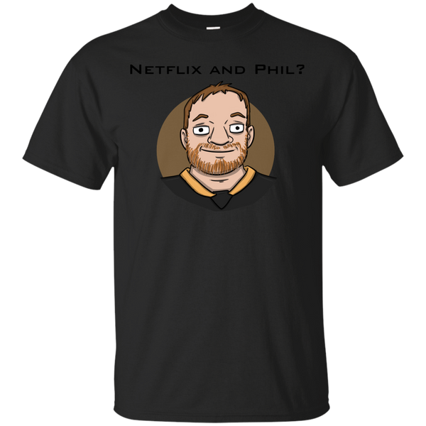 Hockey - Netflix and Phil  Black Text off the post T Shirt & Hoodie