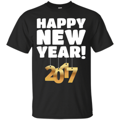 Mom - Happy New Year  2017 Gold Hanging Numbers new years celebration T Shirt & Hoodie
