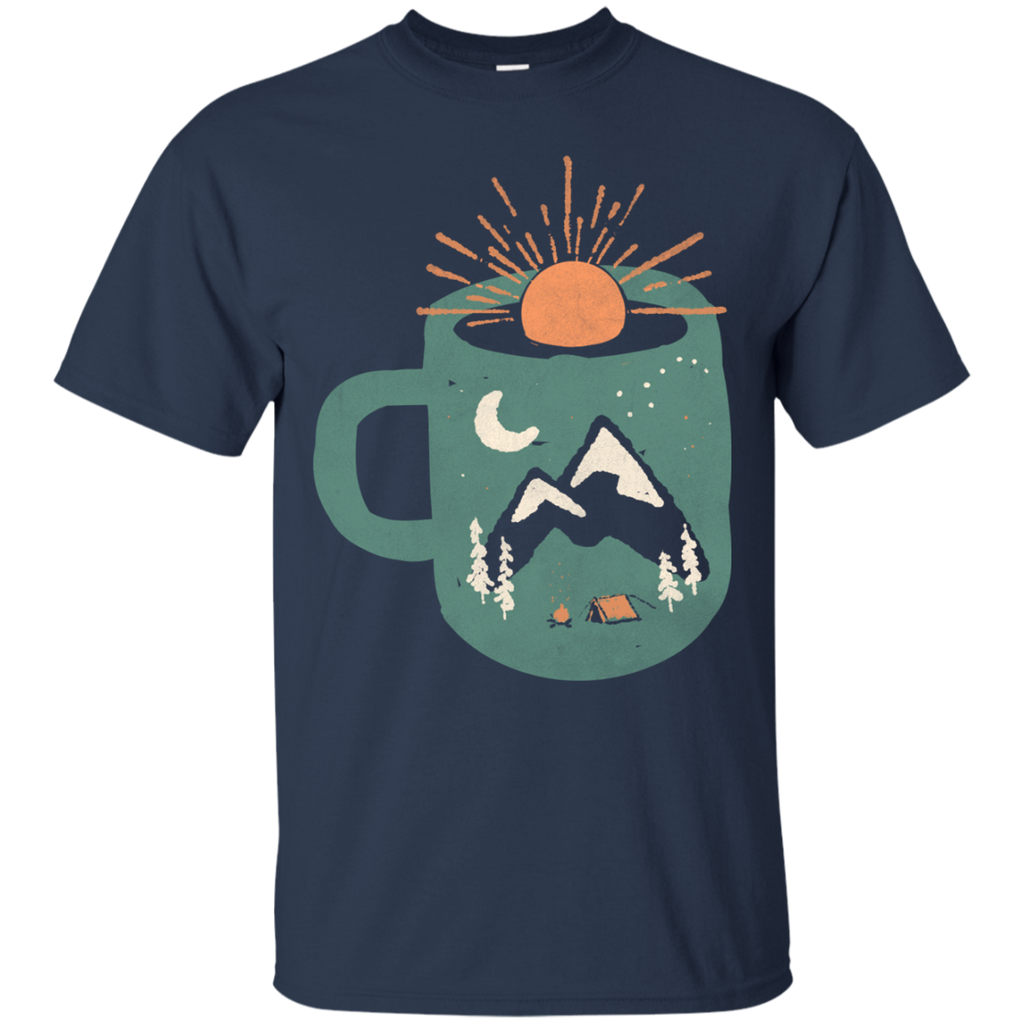 Camping - Mountain Morning Wake Up coffee T Shirt & Hoodie