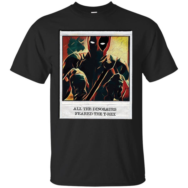 DEADPOOL - Deadpool TRex Polaroid T Shirt & Hoodie